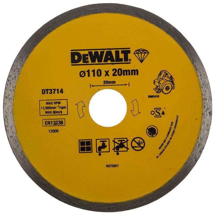 صفحه سرامیک بر دیوالت مدل DT3714 Dewalt DT3714 Ceramic Cutting Disc